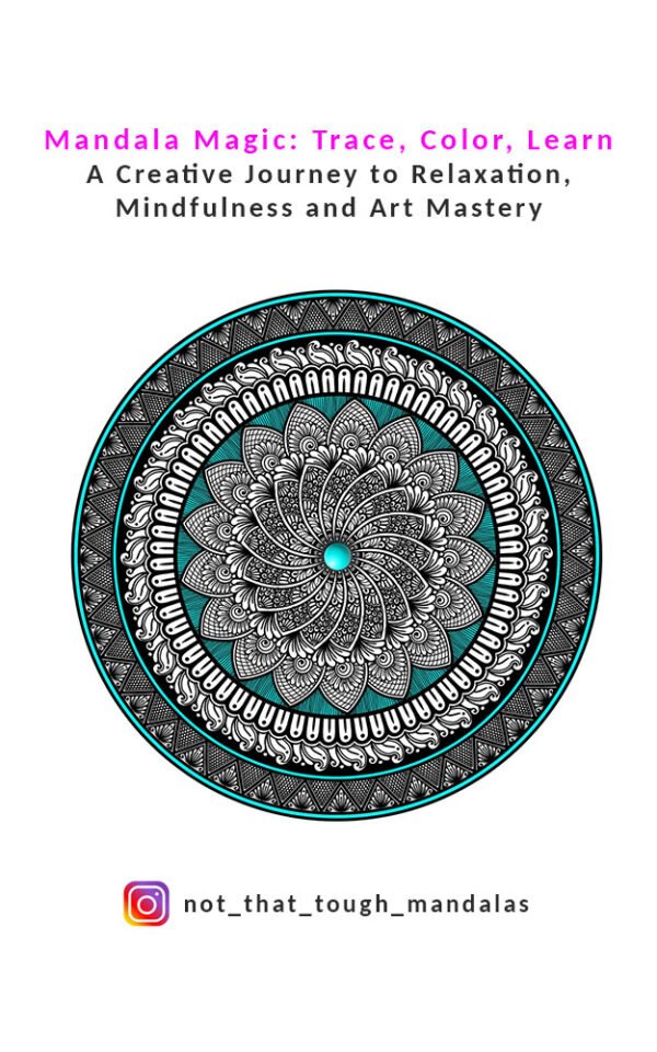 Book Cover - Mandala Magic: Trace, Color, Learn